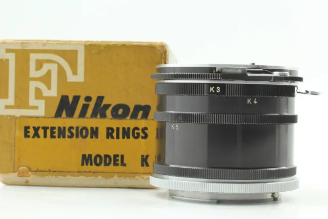 [Almost Unused] Nikon F Extension Rings Model K   From JAPAN