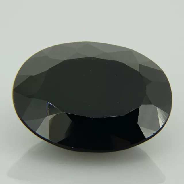 Huge Natural Black Sapphire 16.67ct natural loose gemstones