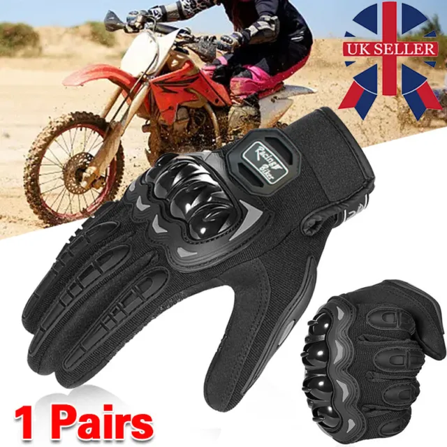 Motorcycle Motorbike Carbon Knuckle Gloves Thermal Protection Waterproof Winter+