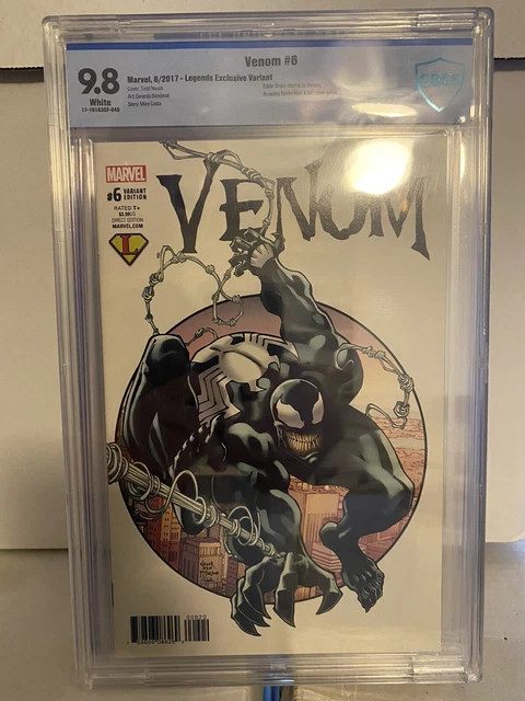 Venom #6 CGC 9.8  cbcs Nauck Variant - Spider-Man ASM #300 Homage rare