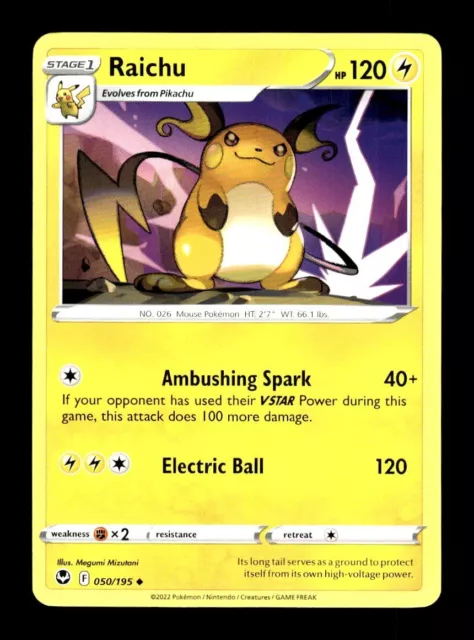 Pokemon Silver Tempest RAICHU 050/195