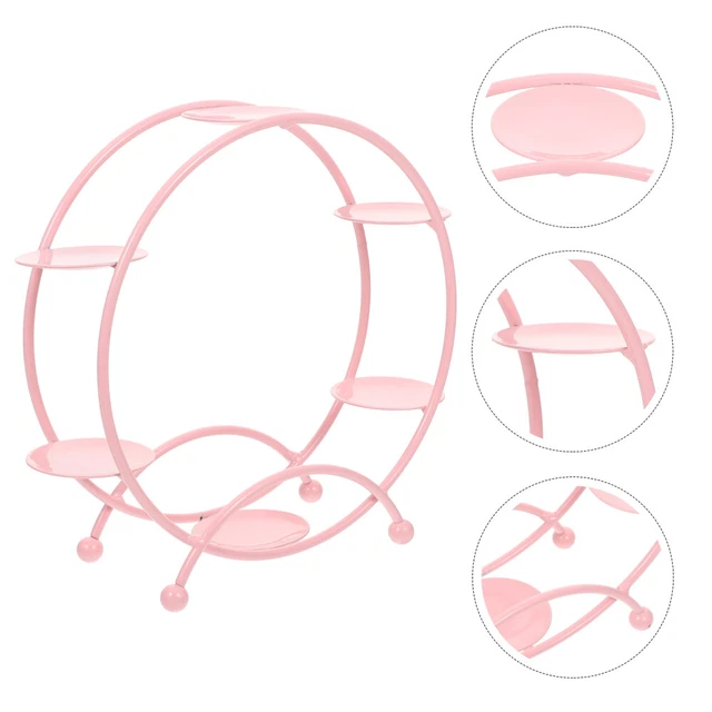 Doll Stands Display Display Rack Child Toys Dolls Round Tiered Display Stand