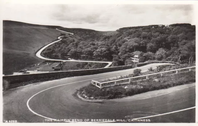 Postcard The Hairpin Bend Of Berriedale Hill Caithness RP My Ref UO