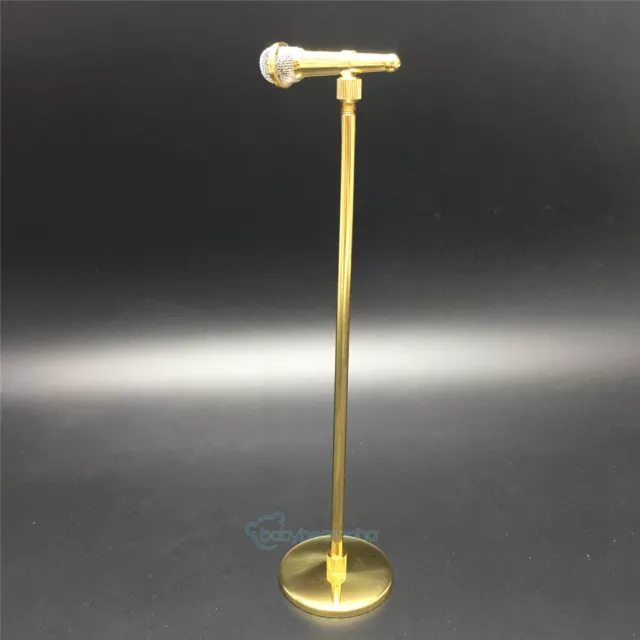 1/6 The Microphone Model Adjustable Height 20-29cm For 12'' Action figure