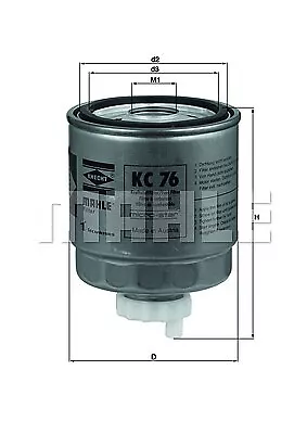 Fuel Filter For Mitsubishi Renault Volvo Knecht Kc 76