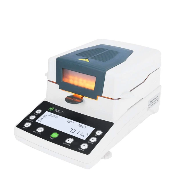 Moisture Analyzer - 0.01% Readability, 110 G X 1 Mg USS-HMA02 Moisture Balance