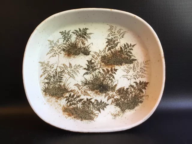 Royal Copenhagen Baca Fajance großes Studio Fern Design Schüssel 1050/5305 Vintage