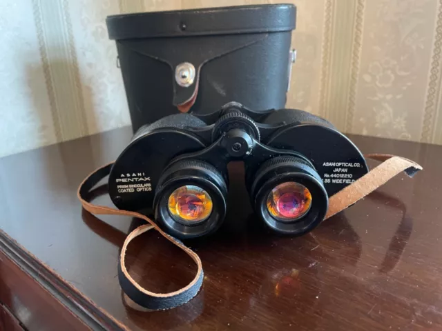 Asahi pentax prism deals binoculars coated optics