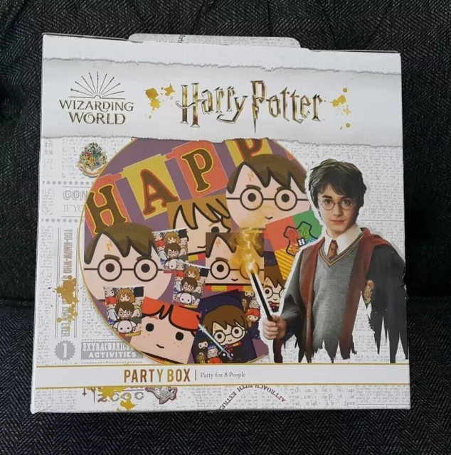 Nueva fiesta de Harry Potter en caja para 8 invitados