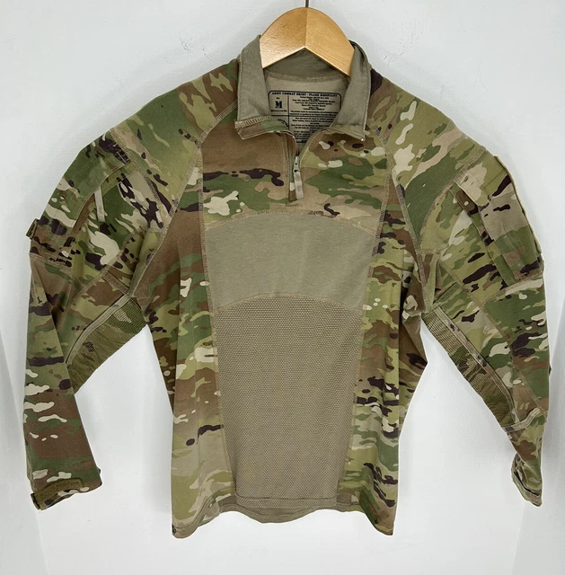 US Army Combat Shirt Size Medium Multicam USGI Military Flame Resistant Camo M
