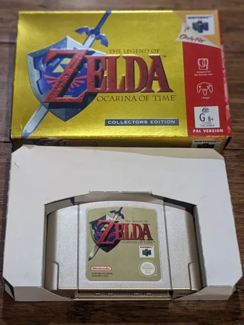 Authentic Nintendo 64 Zelda Ocarina of Time Game Box N64