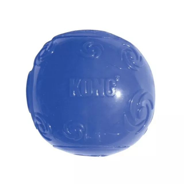 KONG squeezz ball medium - rubber ball for dogs - assorted colors