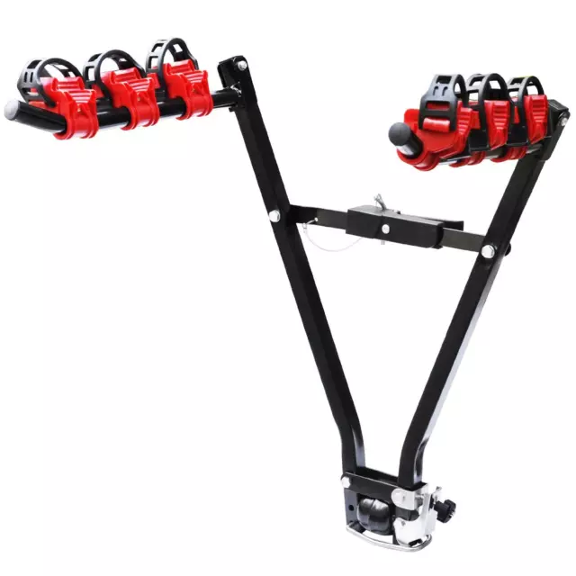 NEW! Universal 3 Bike Bicycle Tow Bar Car Mount Rack Stand Carrier