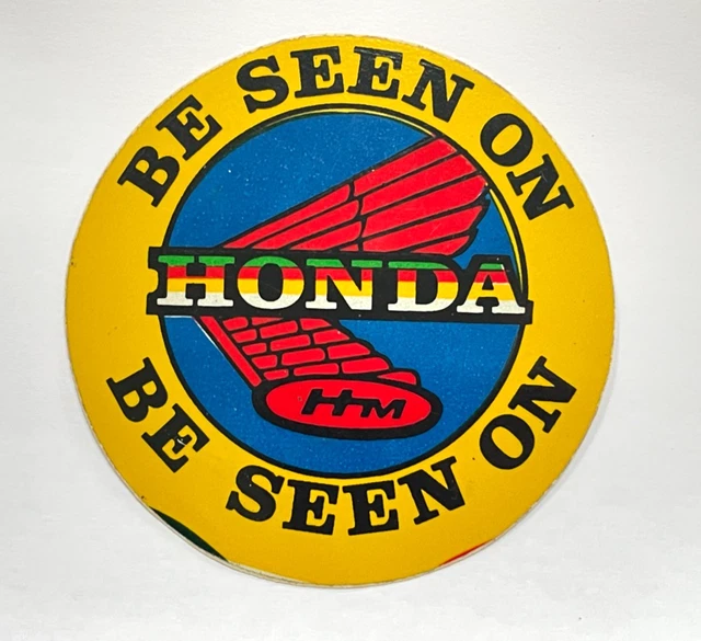 Autocollant Vintage Original Moto Tuning Honda - Années 80 - Fabriqué En Italie