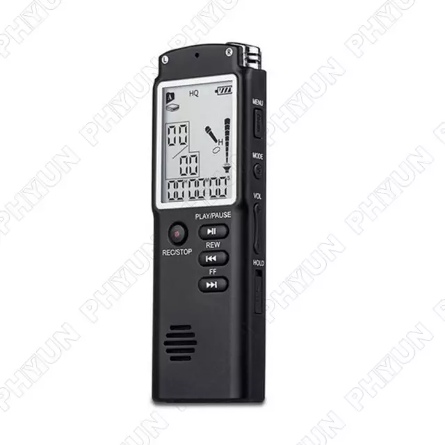 1x 32G Voice Activated Mini Digital Sound Audio Recorder Dictaphone MP3 Player