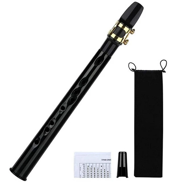 Mini Pocket Saxophone C Key Sax Woodwind Instrument Carrying with Black Bag X2P8