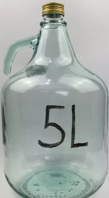 5L GLASBALLON Weinballon GÄRBALLON GLASFLASCHE Flasche