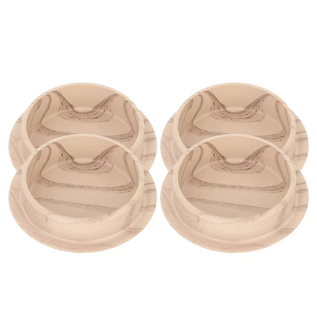 4 pz tazze a rulli fisse proteggi tappeti per gambe mobili punte per sedie in silicone