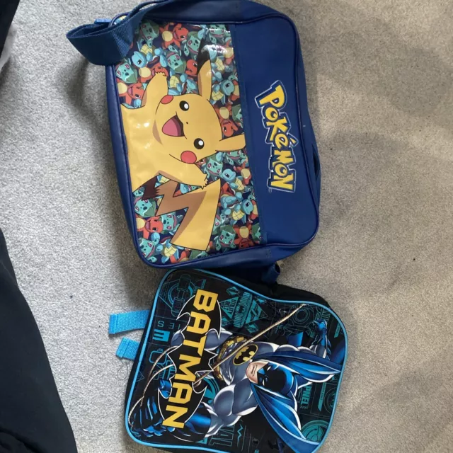 children's Pokémon bag/ batman bag