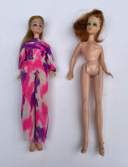 Topper Dawn Lot 1  RARE W/ Pink Tie Dye Jumpsuit  & 1 No Clothes VTG 1970's