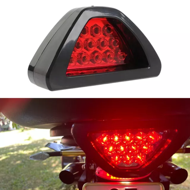 High Quality 12 LED Red Universal Brake Light Rear Light Fog Lights