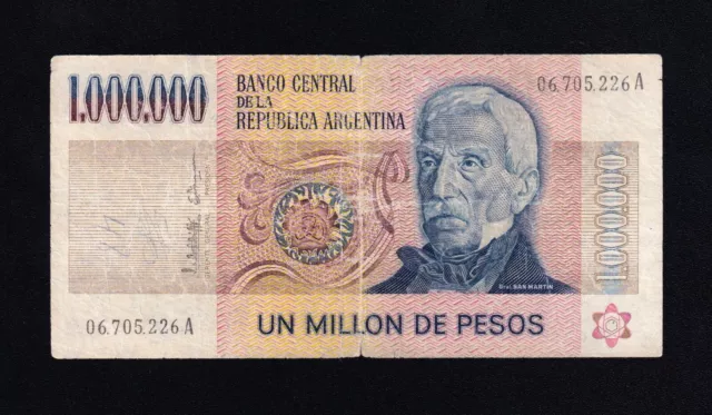 F.c. Argentina , 1000000 Pesos 1981/83 , B/C ( F ) , P.310 .