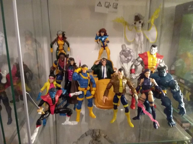 Marvel Legends Xmen Lot Rogue Iceman Custom Morph cyclops jubilee beast