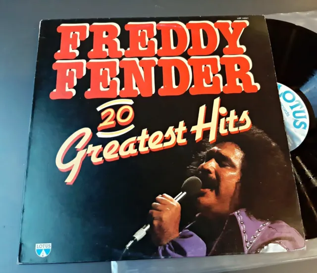 LP ITALY 1984 Freddy Fender – 20 Greatest Hits