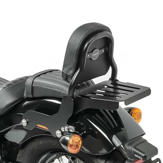 SISSY BAR AVEC porte bagages pour Harley Softail Standard 2021 noir
