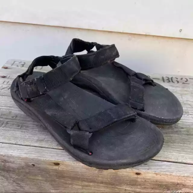 TEVA 6584 TORIN black strap sandals Size 8 $36.00 - PicClick
