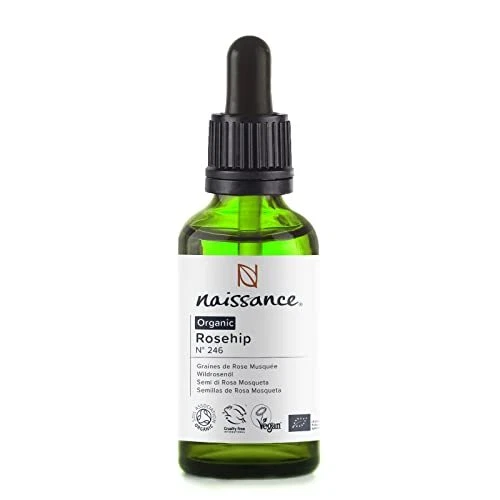 Naissance Huile De Rose Musquée BIO (No. 246) 30 ml - Pure Et Naturelle, Certifi