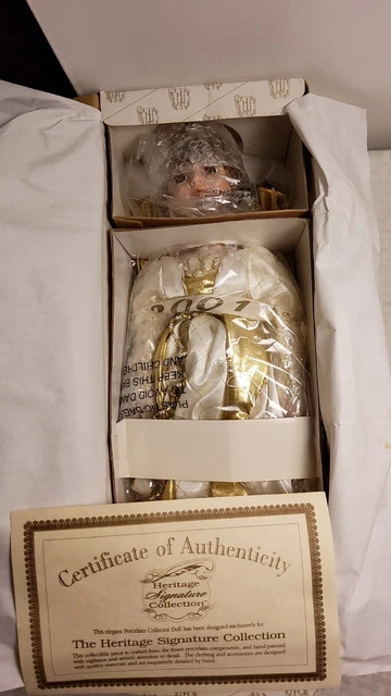 2001 Heritage Series Collection Porcelain Doll Jolene Noel New In Box