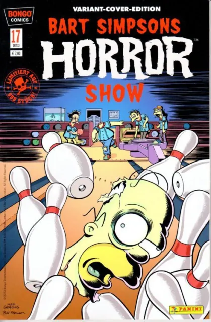 BART SIMPSONS HORROR SHOW # 17 VARIANT - 999 Ex. - COMIC ACTION 20013 - TOP