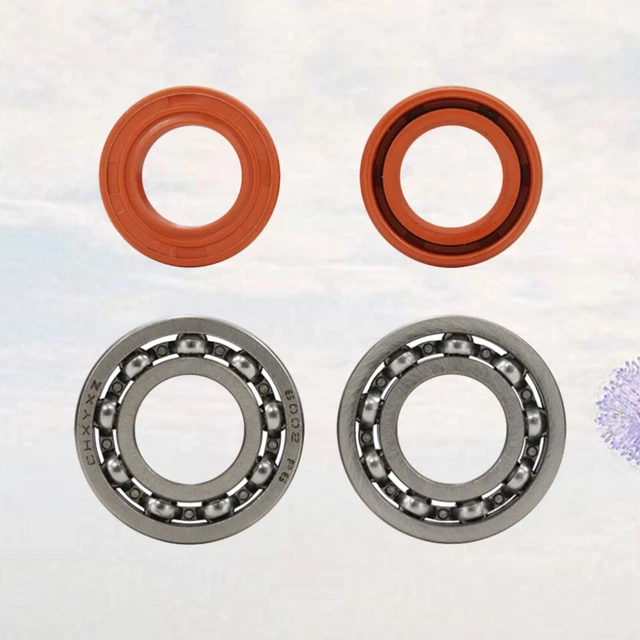4 pz anello di tenuta albero per cuscinetti albero motore guarnizione olio albero motore sigillo