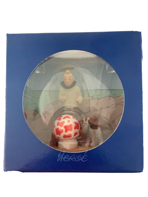 TINTIN: L'ETOILE MYSTERIEUSE - figurine 'relief' en métal 5.5 cm, moulinsart (tintin), moul29221 – La Marque Zone