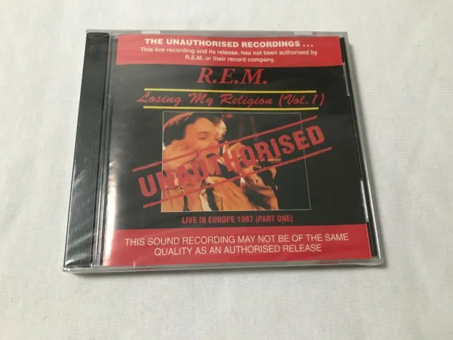 Rare Album Cd 13T Rem Losing My Religion Vol 1 Live (Neuf) Unauthorised