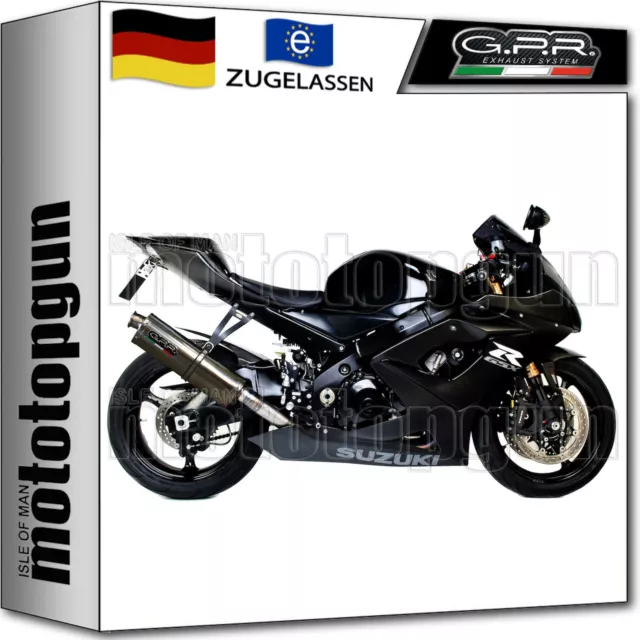 Gpr Auspuff Abe Trioval Suzuki Gsx-R 1000 K5 2005 05 2006 06