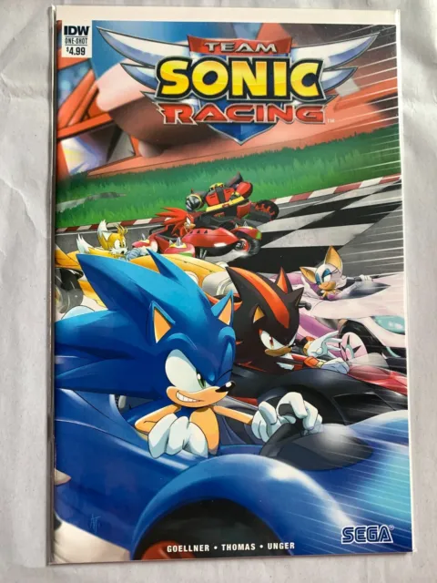 Sonic The Hedgehog Team Racing #1 Nm Idw Comics 2018