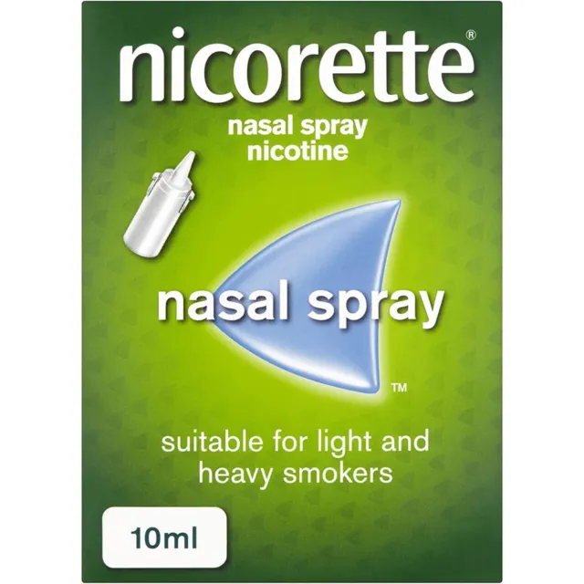 Nicorette Nasal Spray Nicotine, Pour Lumière Et Lourd Fumeurs, 10 ML 3