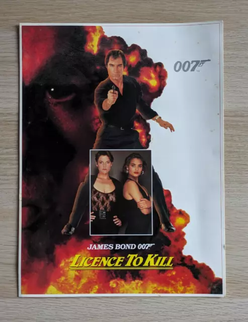 1989 Licence To Kill Lobby Card Poster Original JAMES BOND 007