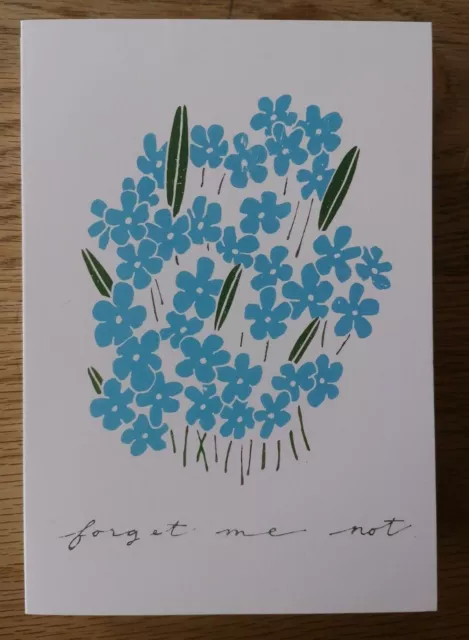 FORGET ME NOT Greetings cards,  pack of 10 with envelopes 