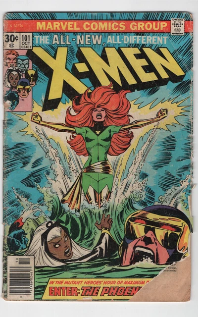 X-Men #101 1st Appearance App The Phoenix Jean Grey Grail Key 1976 Marvel Comics