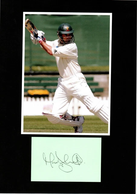 Michael Di Venuto  Hand Signed Card Photo & COA Ex Australian Cricketer
