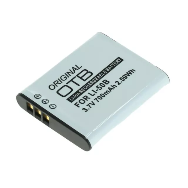 QUALITÄTS Akku wie Olympus Li-50B LI-50 B Ni-Mh 700mAh NEUWARE Marke OTB