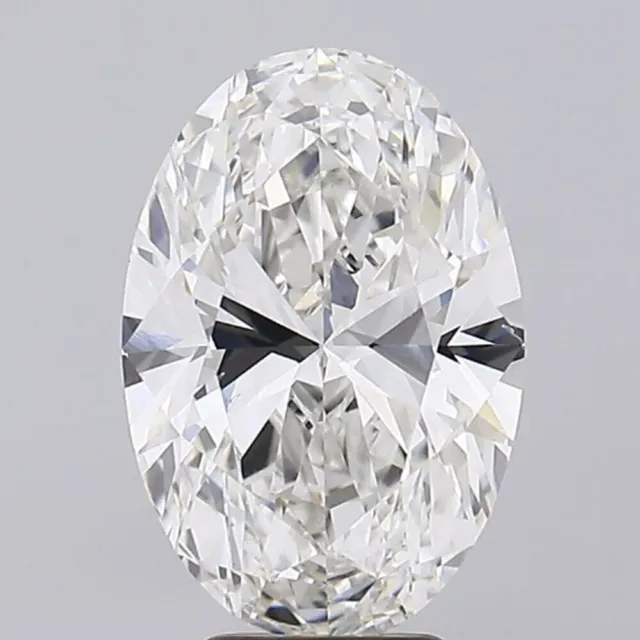 Diamant de forme ovale en vrac certifié 1,01 carat IGI Lab créé cultivé