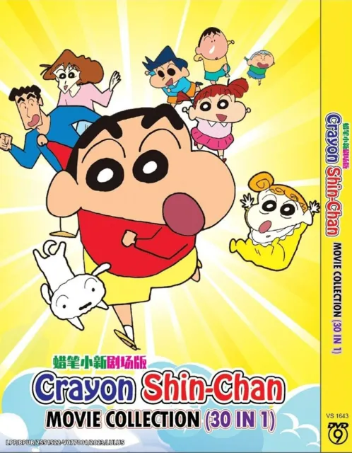 ANIME DVD CRAYON Shin-Chan Movie Collection 1-30 Complete English