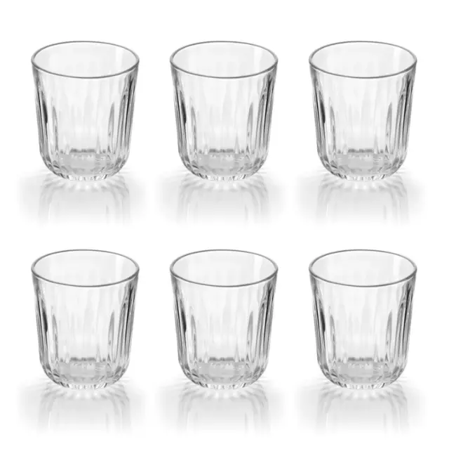 Guzzini Set De 6 Verres - Quotidien Gocce Séries - 300ml - Buvant Verre