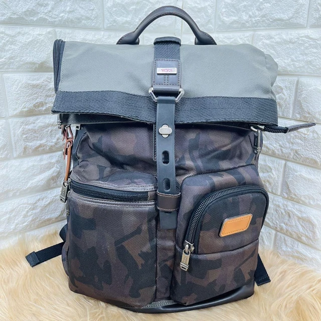 Genuine TUMI 222388GC2 ALPHA BRAVO Luke Roll Top Backpack A299