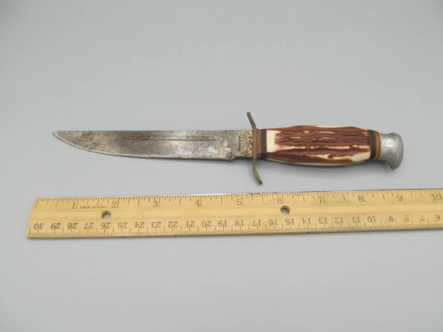 Vintage Monarch Fixed Blade Hunting Boot Knife 131 Japan