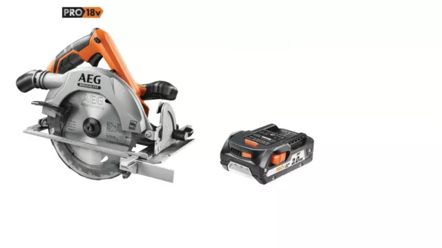 AEG Brushless Akku-Handkreissäge BKS 18BL / Ladegerät AL 18 oder 18V Akku